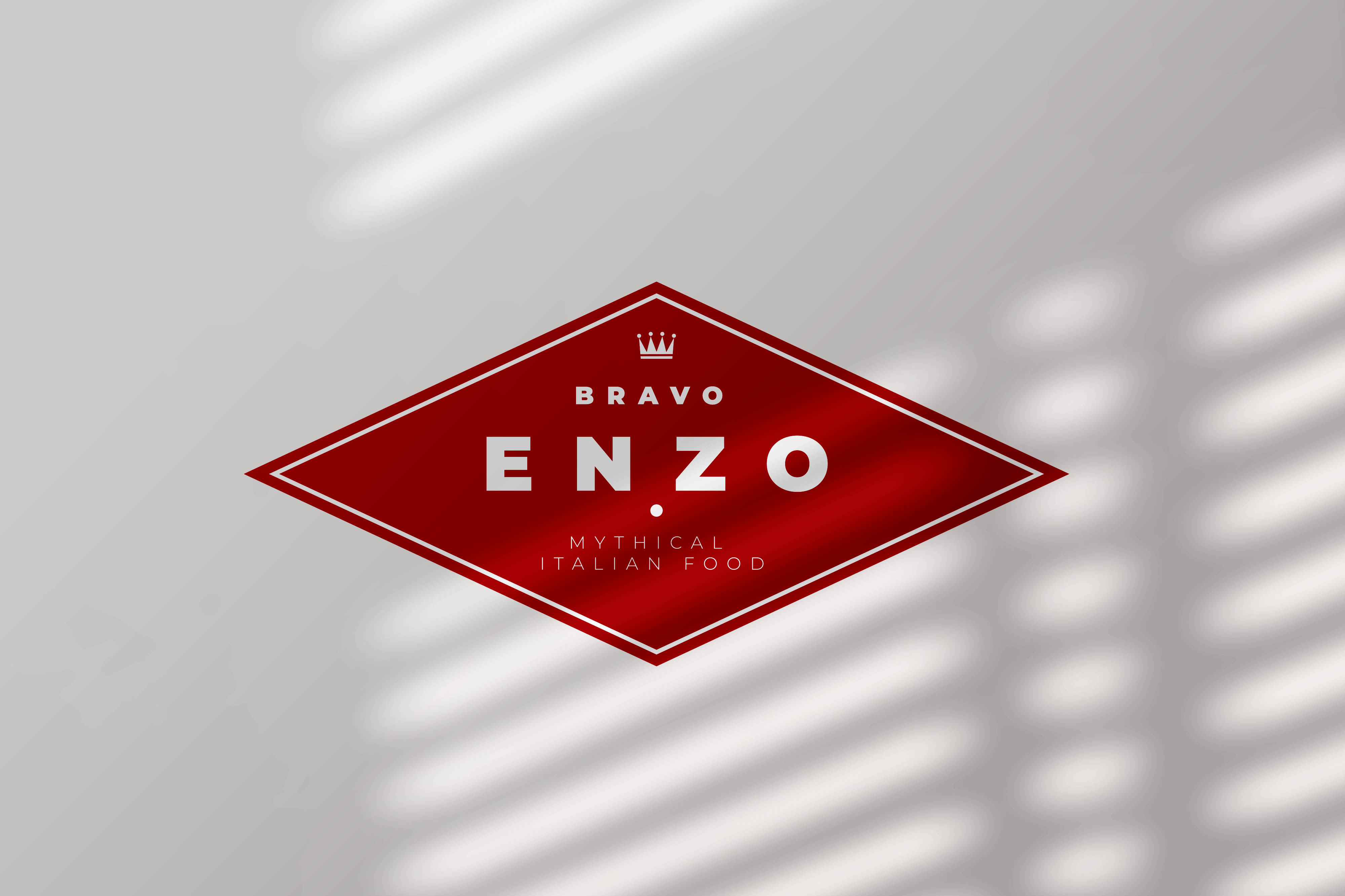 logotype Bravo Enzo Italie 883 foodcourt