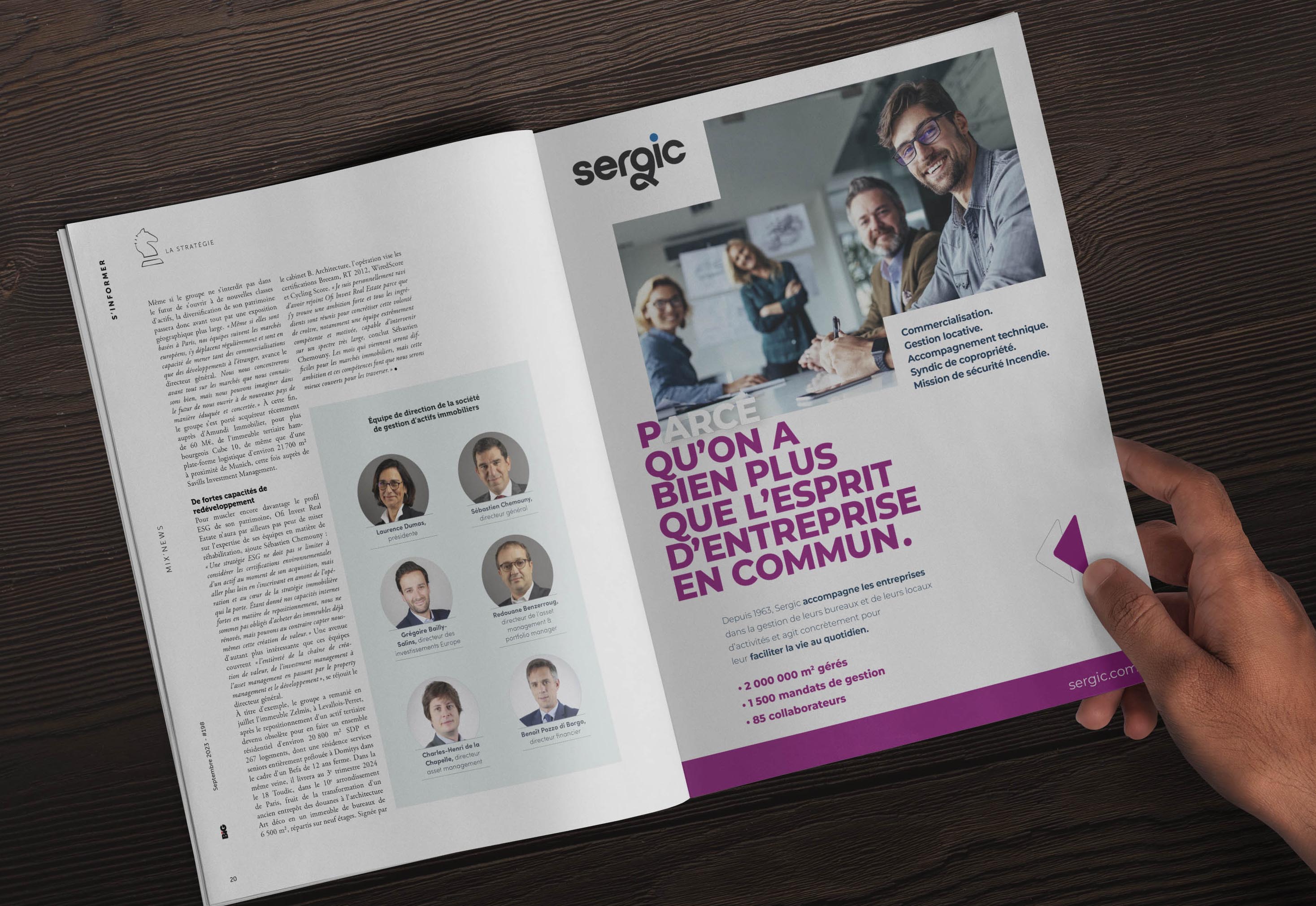 SERGIC presse PRO immobilier d'entreprise mockup2